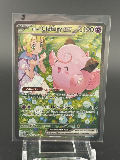Pokemon SV09: Journey Together #184/159 Lillie's Clefairy ex #2