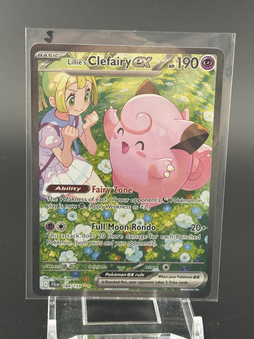 Pokemon SV09: Journey Together #184/159 Lillie's Clefairy ex #2