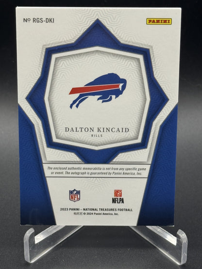 2024 National Treasures Dalton Kincaid Rookie Laundry Tag Auto 1/1