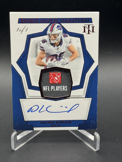 2024 National Treasures Dalton Kincaid Rookie Laundry Tag Auto 1/1