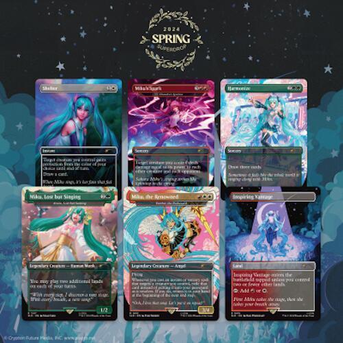 Magic the Gathering - Secret Lair x Hatsune Miku - Sakura Superstar - Non Foil
