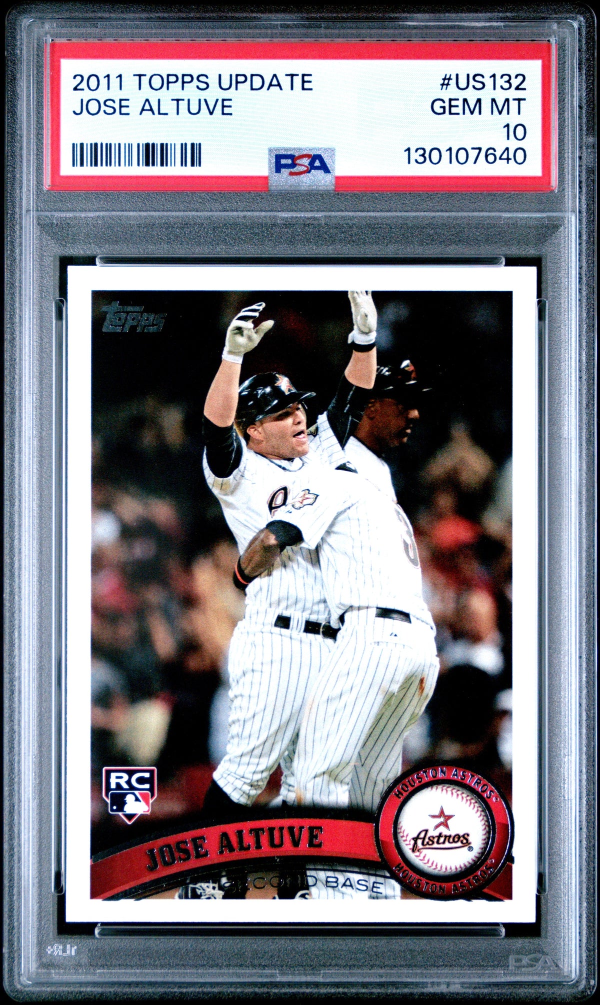 Jose Altuve RC 2011 Topps Update Rookie PSA 10