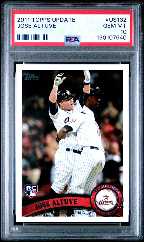 Jose Altuve RC 2011 Topps Update Rookie PSA 10