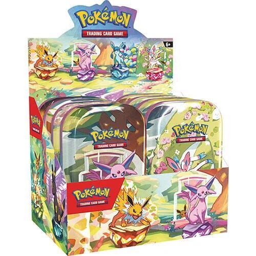 Pokemon - Scarlet and Violet - Prismatic Evolutions Mini Tin Display (Set of 8)