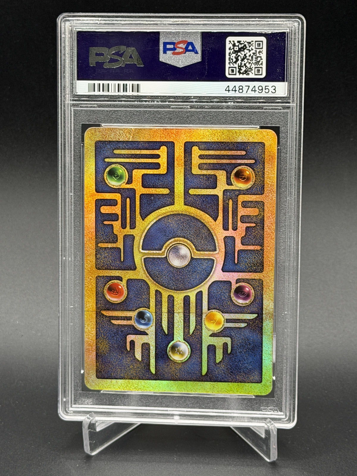 2000 Pokemon Game Movie Ancient Mew (SWIRL) PSA 5