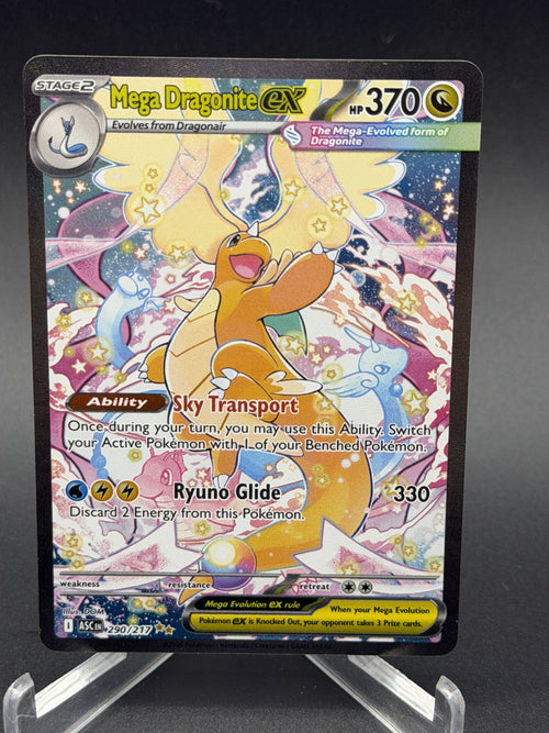 Pokemon ME: Ascended Heroes #290 / 217 Mega Dragonite ex SIR