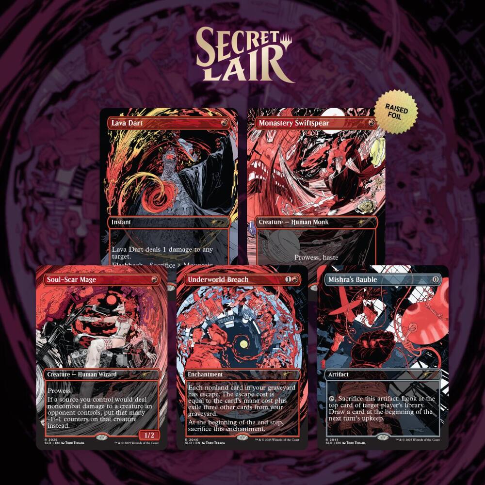 Magic the Gathering - Secret Lair - vroooOOOOMMMMMM! - Raised Foil