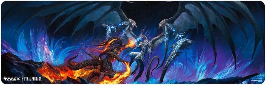 8ft Table Mat - Magic the Gathering - Bahamut and Ifrit Playmat
