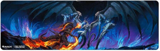 8ft Table Mat - Magic the Gathering - Bahamut and Ifrit Playmat