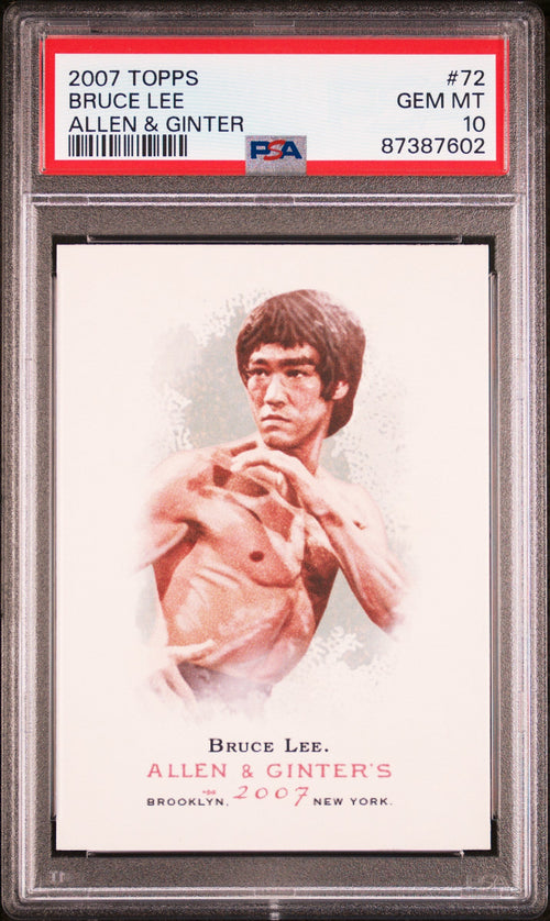 Bruce Lee 2007 Topps Allen & Ginter #72 PSA 10