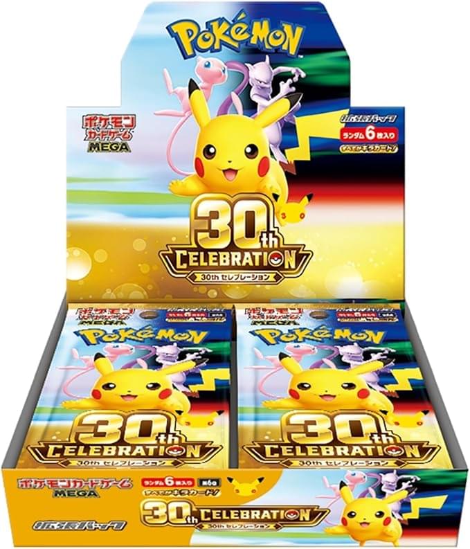 【M6a】30th CELEBRATION TCG BOX & CASE〔Factory Sealed〕