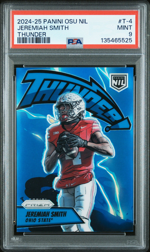 Jeremiah Smith 2024 Panini The Ohio State University Nil Thunder #T-4 PSA 9