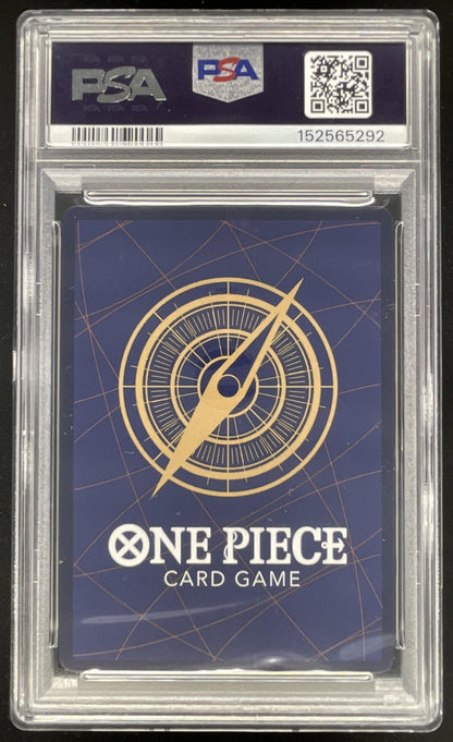 2026 One Piece Azure Sea's Seven Special Card #OP12-030 Dracule Mihawk PSA 10