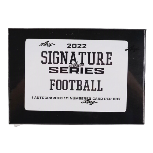 2022 Leaf Signature Series Football Bonus Box