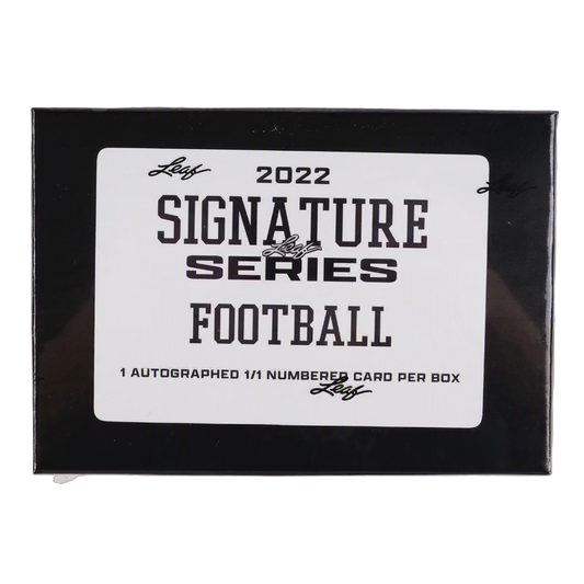 2022 Leaf Signature Series Football Bonus Box