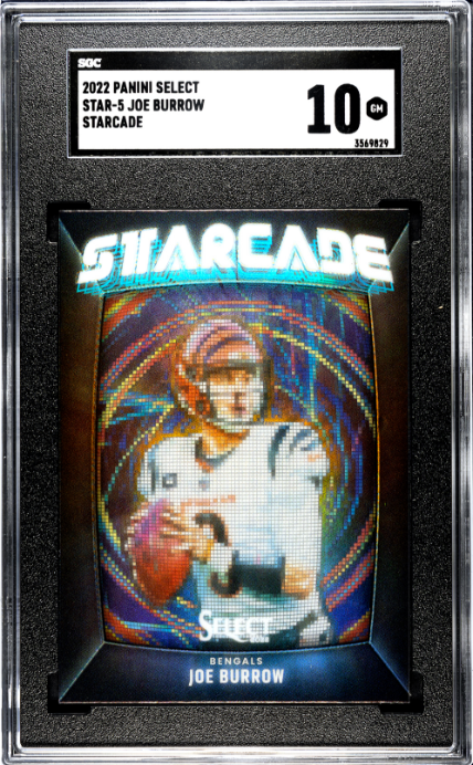 Joe Burrow 2022 Panini Select Starcade #STAR-5 SGC 10