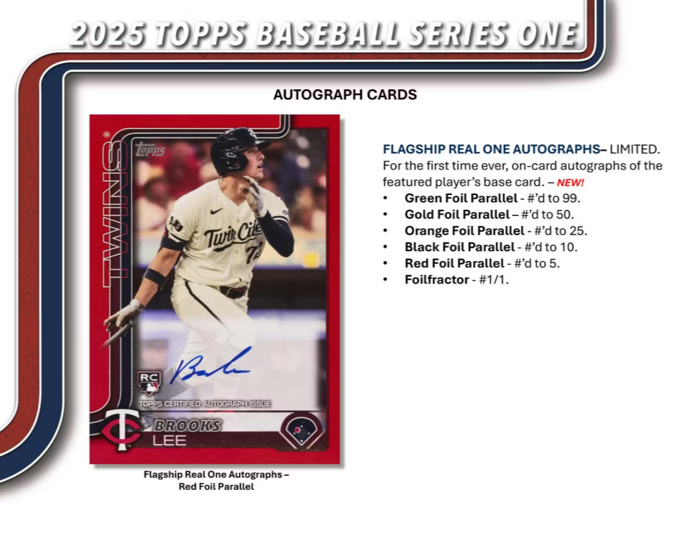 2025 Topps Series 1 Baseball Hobby Jumbo Box