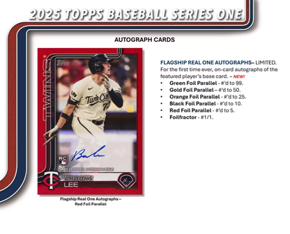 2025 Topps Series 1 Baseball Hobby Jumbo Box