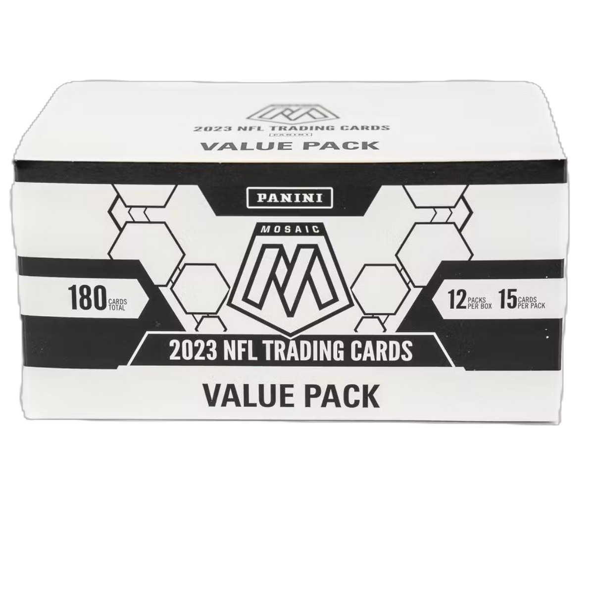 2023 Panini Mosaic Football Jumbo Value 12-Pack Box (No Plastic Wrap)