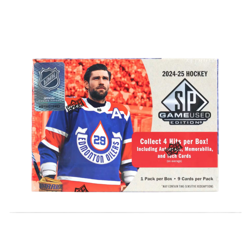 2024/25 Upper Deck SP Game Used Hockey Hobby Box