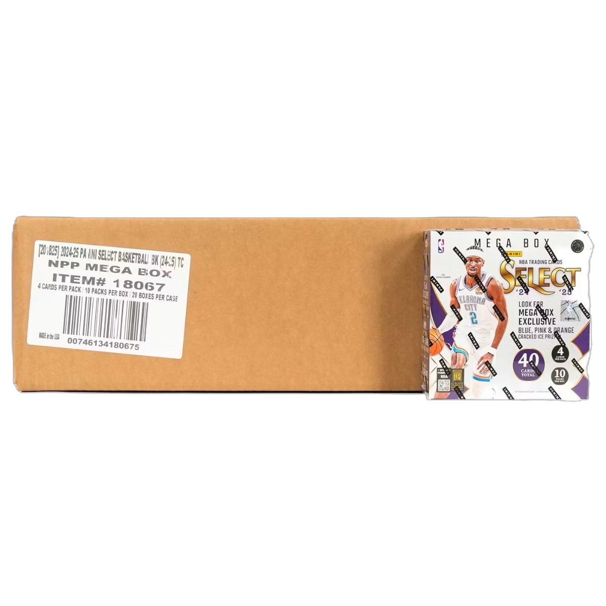 2024/25 Panini Select Basketball Mega 20-Box Case