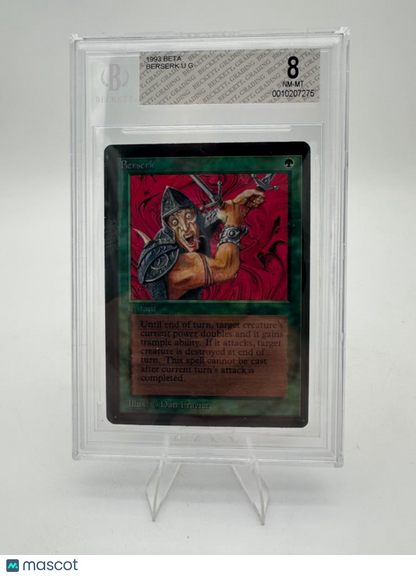 Magic the Gathering 1993 Beta Berserk BGS 8