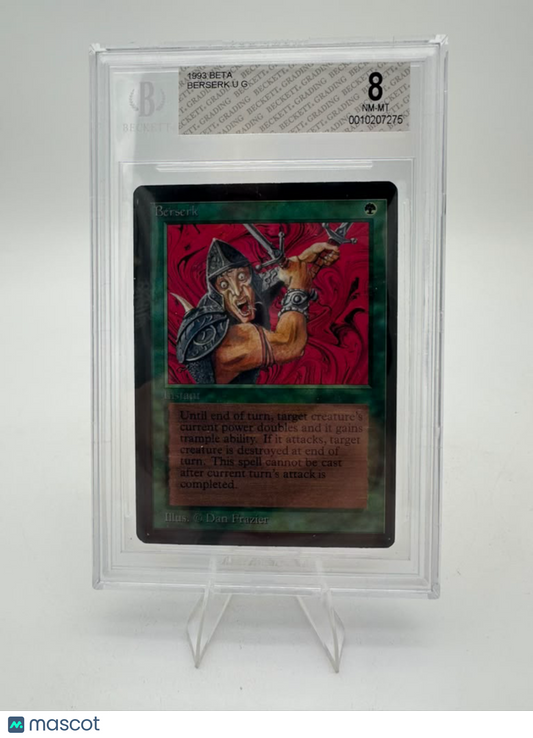 Magic the Gathering 1993 Beta Berserk BGS 8