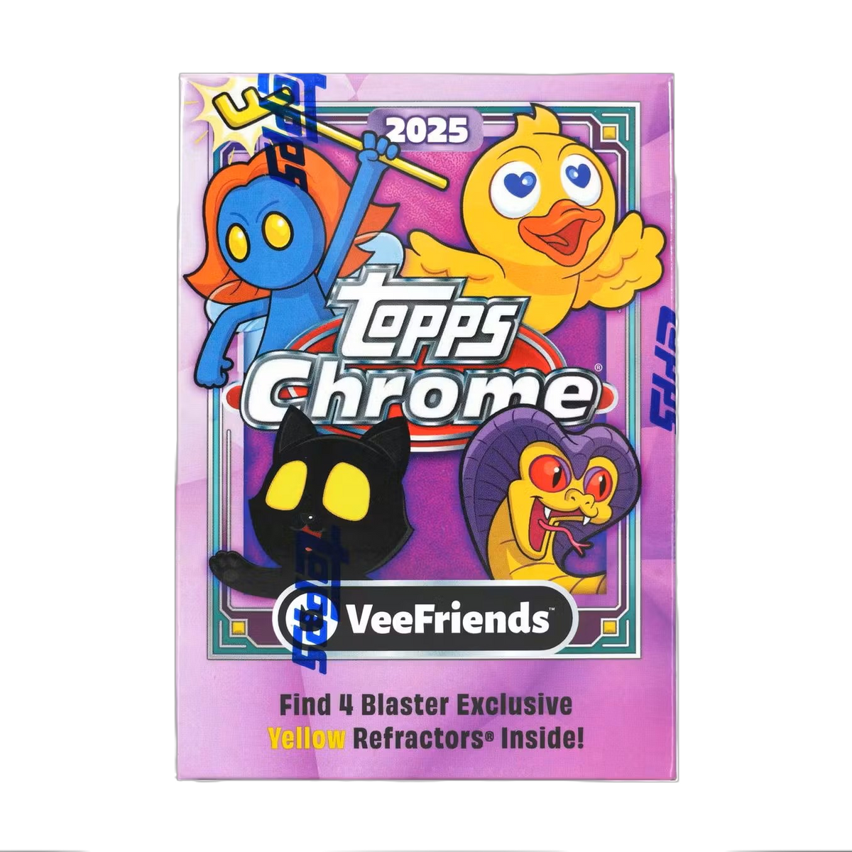 2025 Topps VeeFriends Chrome Blaster 8-Pack Box