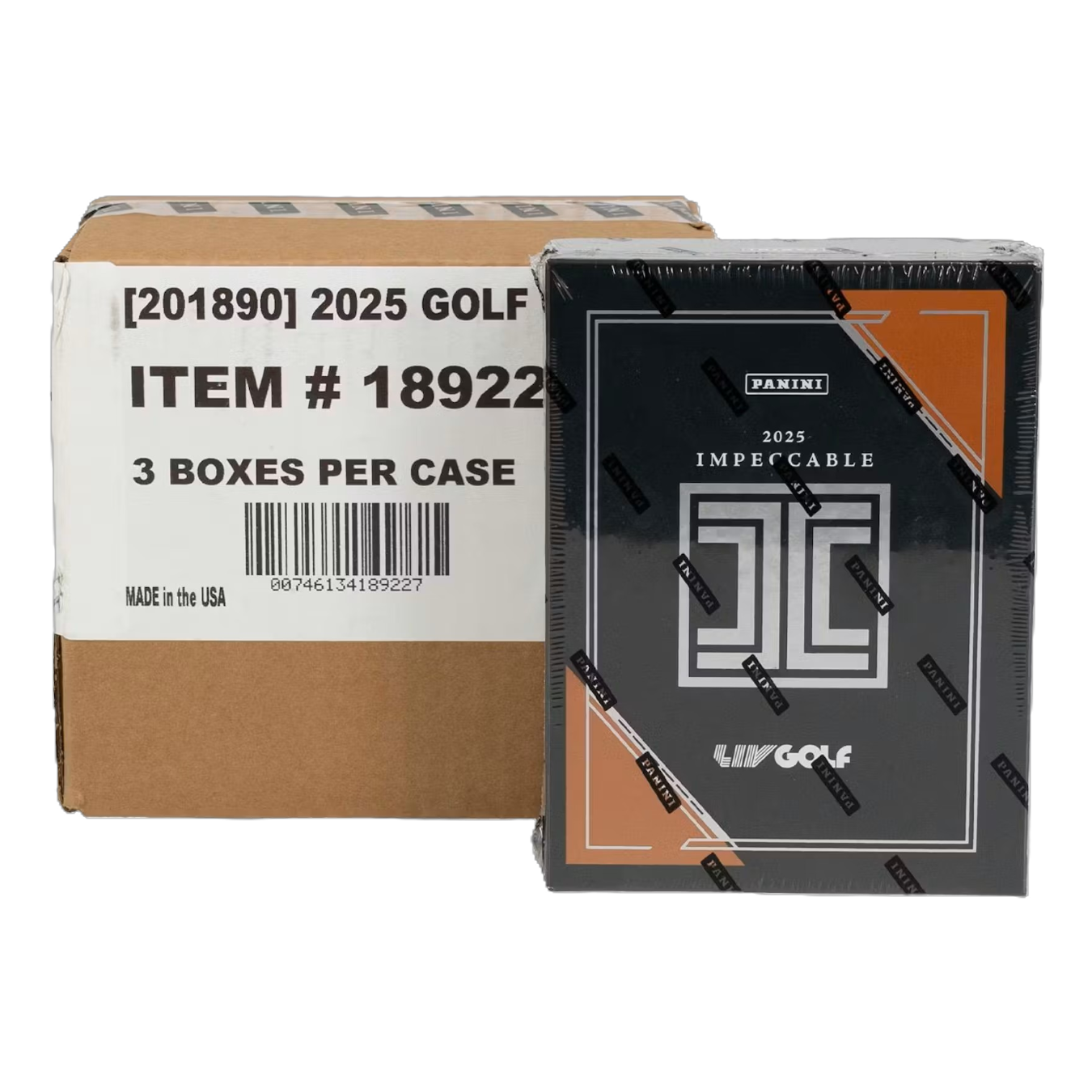 2025 Panini Impeccable LIV Golf Hobby 3-Box Case