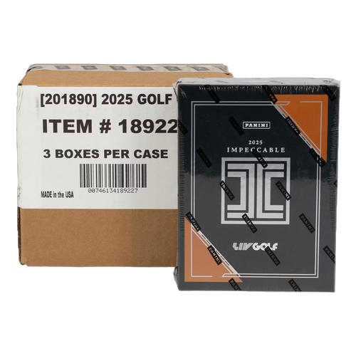 2025 Panini Impeccable LIV Golf Hobby 3-Box Case