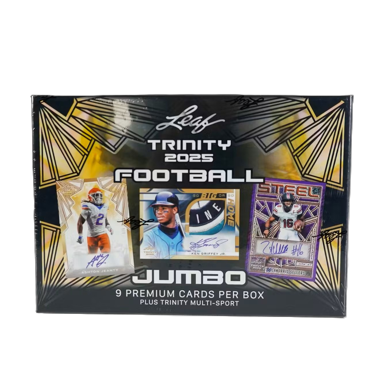 2025 Leaf Trinity Football Hobby Jumbo Box
