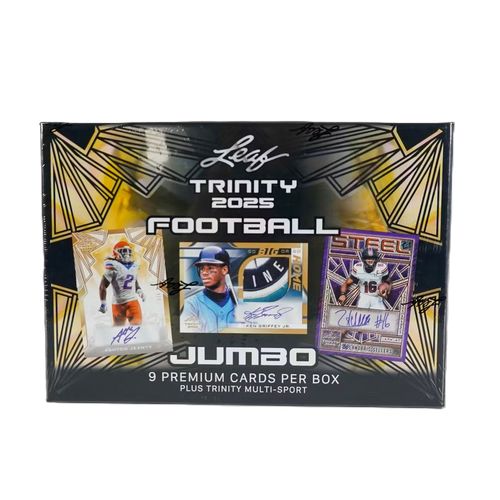 2025 Leaf Trinity Football Hobby Jumbo Box