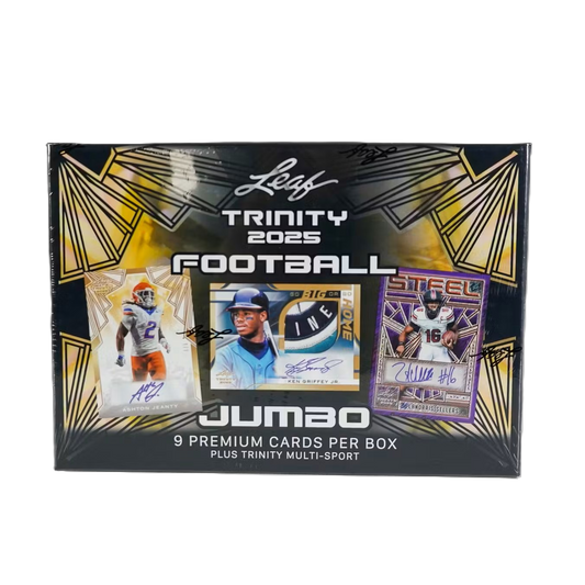 2025 Leaf Trinity Football Hobby Jumbo Box