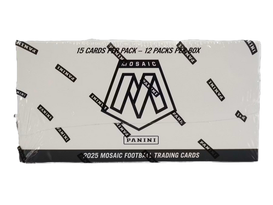 2025 Panini Mosaic Football Jumbo Value 12-Pack Box