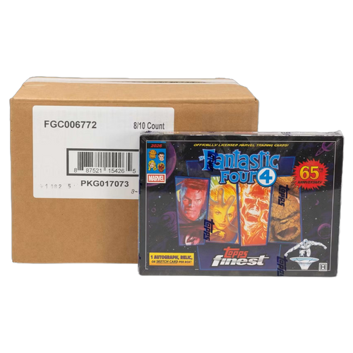 2026 Topps Finest Fantastic Four Hobby 8-Box Case