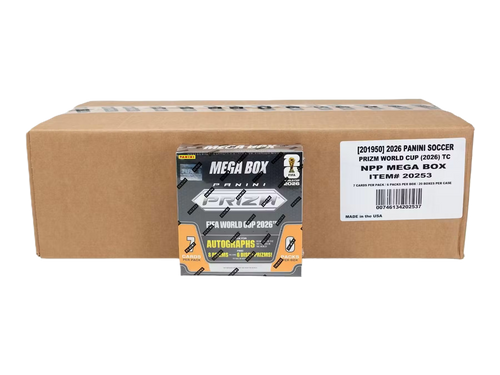 2026 Panini Prizm FIFA World Cup Soccer Mega 20-Box Case