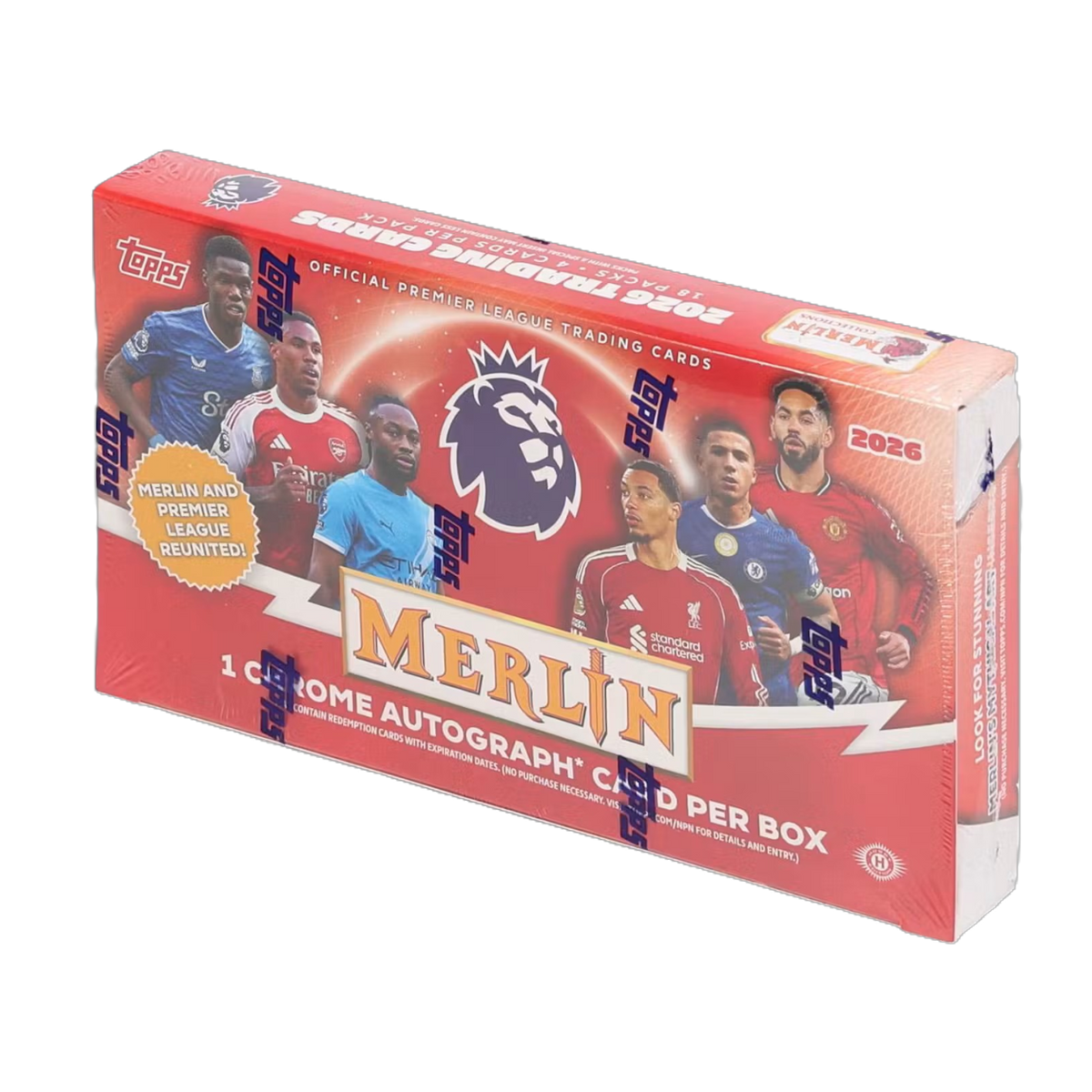 2025/26 Topps Merlin Premier League EPL Soccer Hobby Box