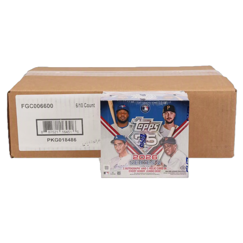 2026 Topps Series 2 Baseball Jumbo 6-Box Case