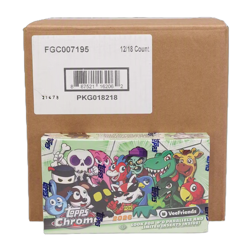 2026 Topps VeeFriends Chrome Hobby 12-Box Case