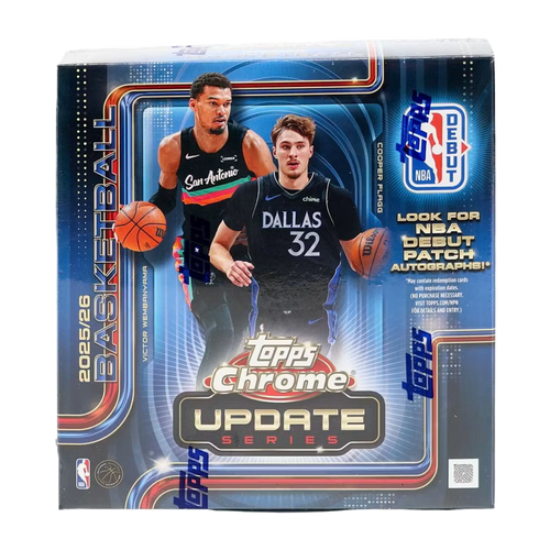 2025/26 Topps Chrome Update Series Basketball Mega Box