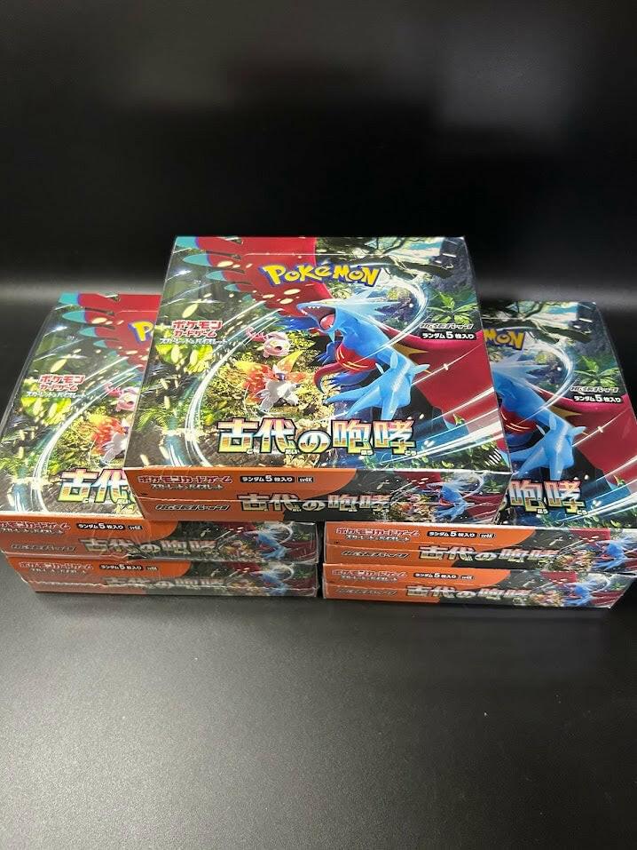 【SV4K】Ancient Roar Booster TCG BOX & CASE〔Factory Sealed〕