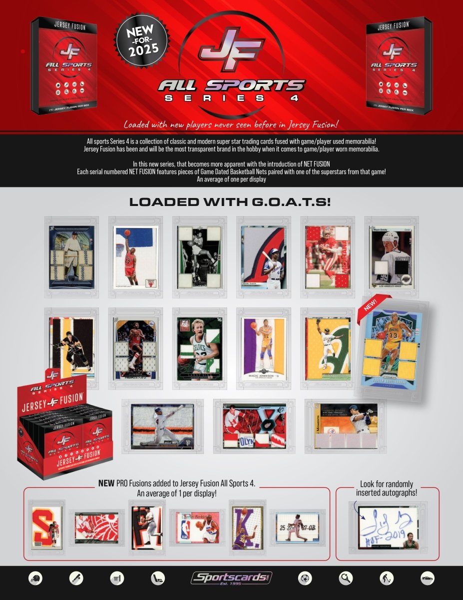 Jersey Fusion All Sports Edition Series 4 Case - (100) Sealed Boxes