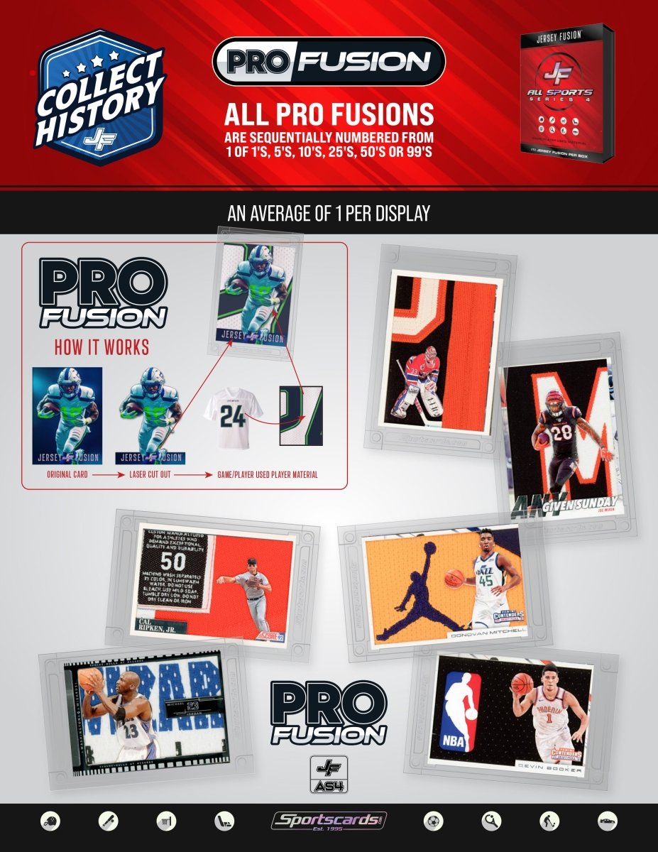 Jersey Fusion All Sports Edition Series 4 Case - (100) Sealed Boxes