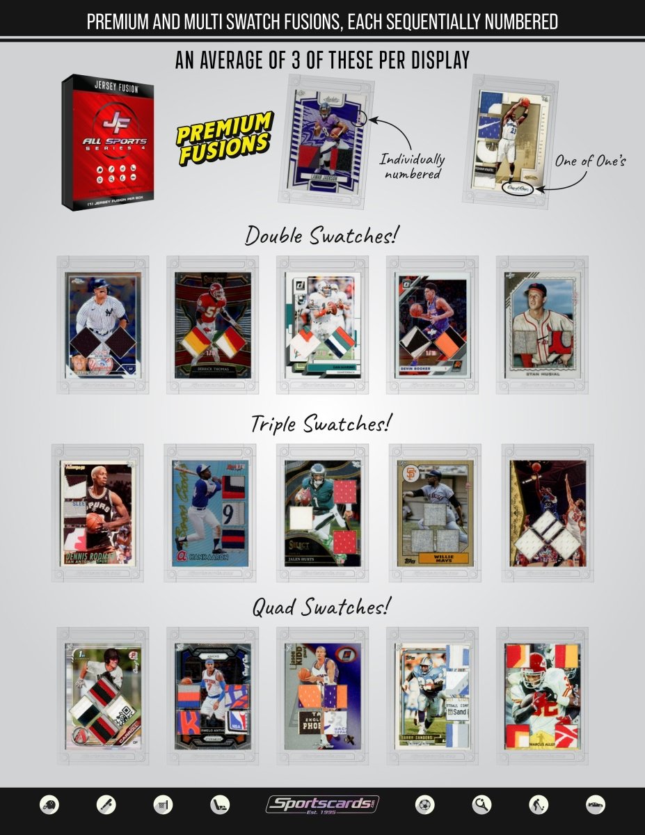 Jersey Fusion All Sports Edition Series 4 Case - (100) Sealed Boxes