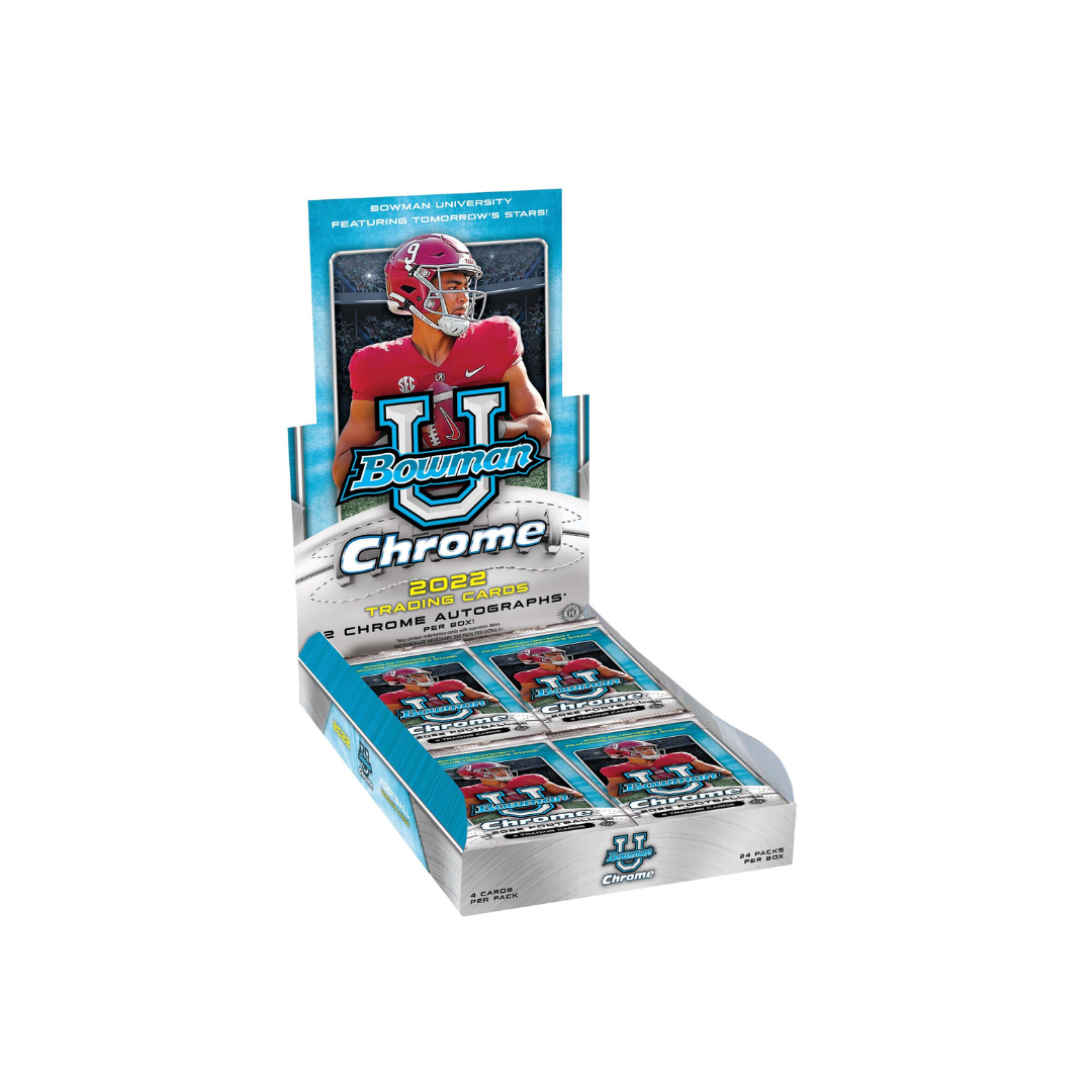 2022 Bowman University Chrome Football Hobby Box