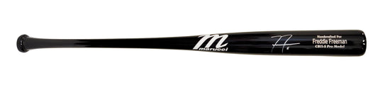 Freddie Freeman Autographed Black Game Model Bat