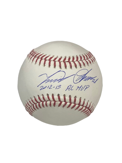 Miguel Cabrera Autographed "2012 - 13 AL MVP" Baseball