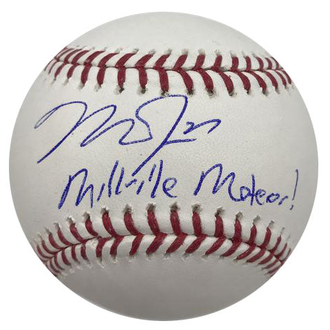 Mike Trout "Millville Meteor" Autographed Baseball