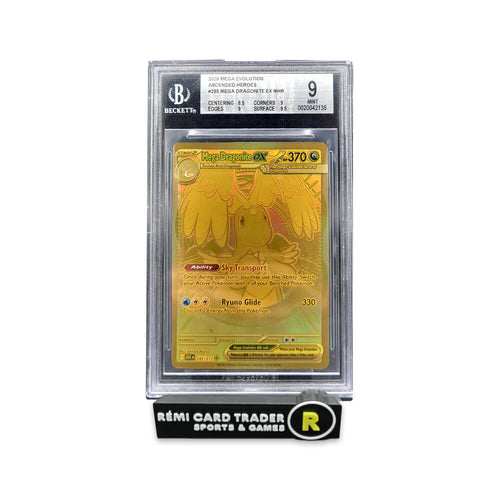 POKÉMON 2026 MEGA DRAGONITE EX (ASCENDED HEROES) #295 BECKETT 9.0