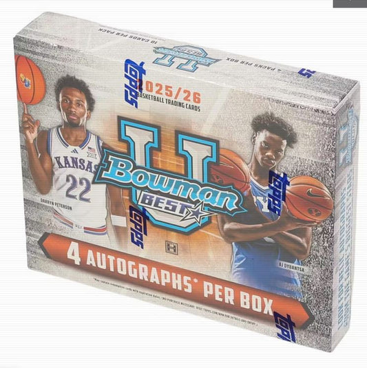 2025/26 Bowman University Best Basketball Hobby Box